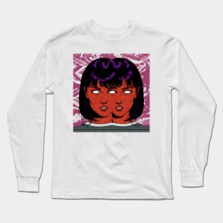 Eyes Beyond-Retro Comic Horror Long Sleeve T-Shirt